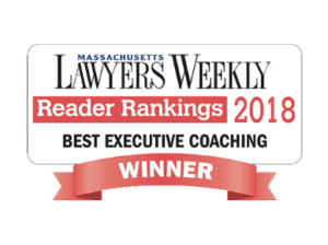 Mass. Lawyers Weekly Reader Ranking - Best Executive Coaching 2018 Award