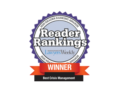 Reader Rankings Aware - Best Crisis Management 2020